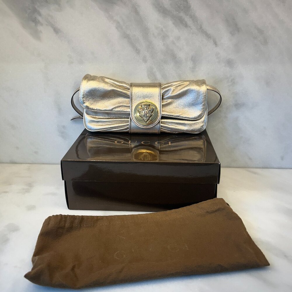 Gucci Gold Clutch